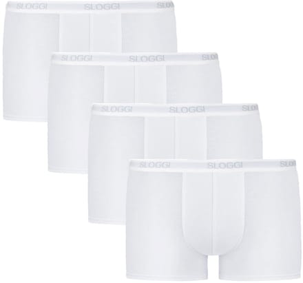 Sloggi - Basic Short 4-pack - Wit