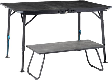 Defa Flex 3-in-1 Campingtafel - Bamboe tafelblad - Verstelbare hoogte - Inklapbaar - Multifunctioneel