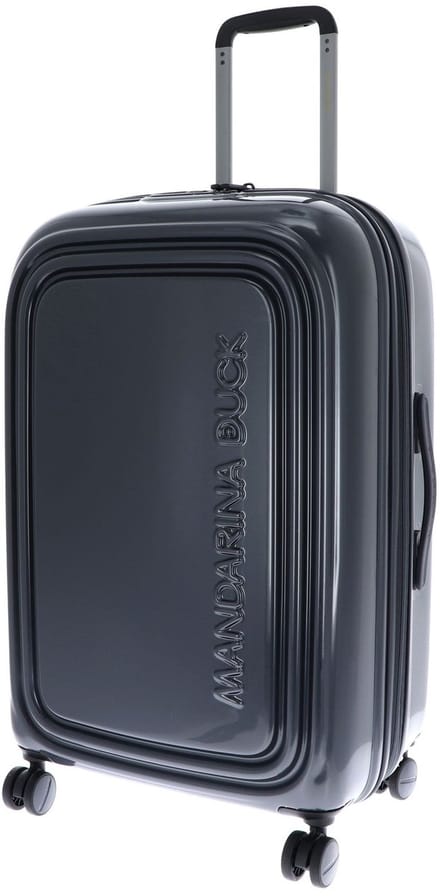 MANDARINA DUCK trolley Logoduck + Metal Trolley Antracite donkergrijs 64cm