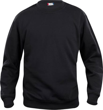 Clique Basic Roundneck Junior 021020 - Zwart - 150-160