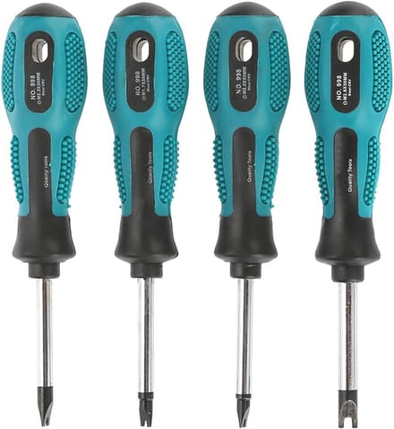 4 Stuks U Vork Type Schroevendraaier Set - Magnetisch en Anti-Slip