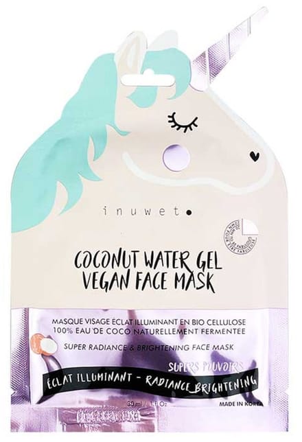 Inuwet Eau de Coco Verhelderend en Stralend Gezichtsmasker 30 ml