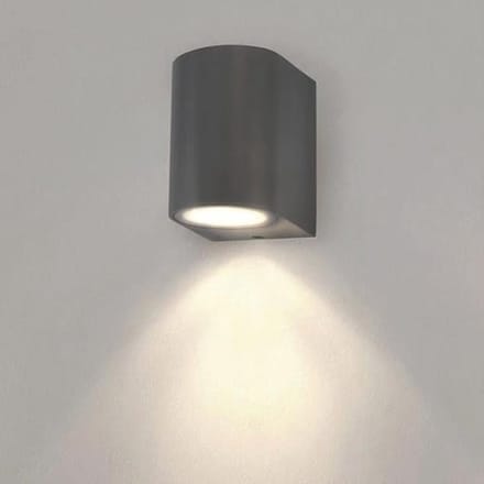 2 LED Wandlampen 4.5W - Warm Wit - IP54 - Rond
