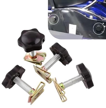 Motorfiets zadel tas beveiliging schroeven set - anti-diefstal