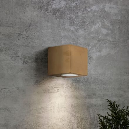 KS Verlichting Big Levi Muurlamp Messing