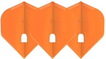 L-Style Champagne Flight L1 Standard Solid Orange - Dart Flights