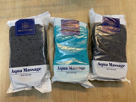Multy Massage -Badspons - 3 Stuks