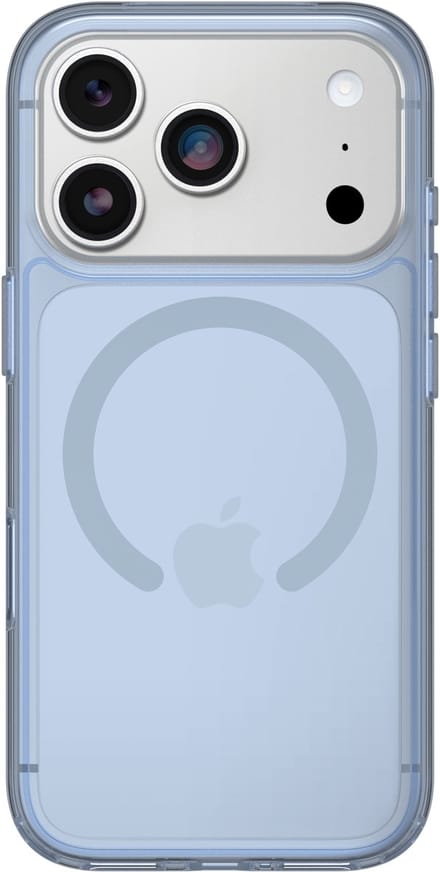 OtterBox Symmetry Clear MagSafe Camera Control Apple iPhone 17 Pro Silver Glade - blue