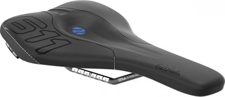 SQlab 611 Ergowave Zadel TiTube, zwart Breedte 12cm