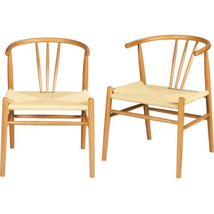 LIVARNO Set van 2 eetkamerstoelen