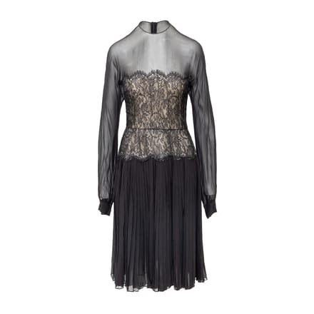 Nina Ricci Haute Boutique Chiffon Jurk - '70s