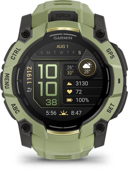 Garmin Instinct® 3 - Smartwatch - AMOLED - 50 mm - Fern Green - Limited edition