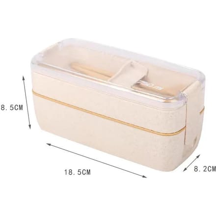 Boîte à lunch de cuisine 750 ml pour micro-ondes, vaisselle en paille de blé, récipient de stockage des aliments, boîte à bento portable pour enfants, école, bureau white