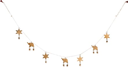 Madam Stoltz Slinger Elephants Goud