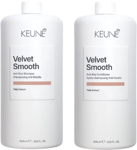 Keune Care Velvet Smooth Shampoo 1000 ml & Conditioner 1000 ml