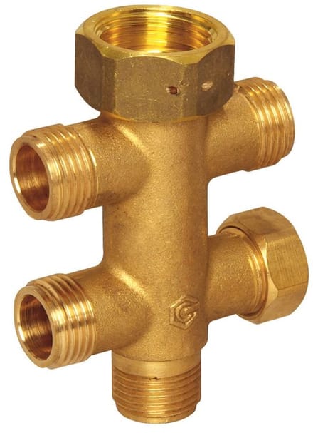 Flamco 5-voudige verdeler DN15 wartelmoer G3/4 - 5 x G1/2 AG, M1390440