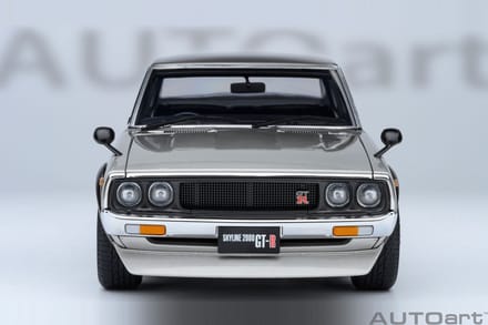 AUTOart 1/18 Nissan Skyline 2000 GT-R (KPGC110) Tuned - Silver