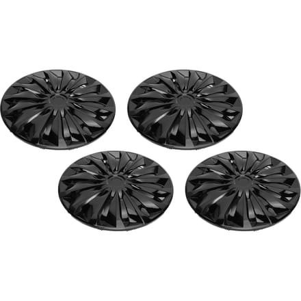 4 STUKS 16 Inch Wielnaafdop Vervanging voor Toyota RAV4 Corolla R16 Naafdop Wielkap Zwart zwart