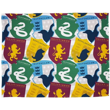 Harry Potter Fleece Stickers Deken (Veelkleurig)