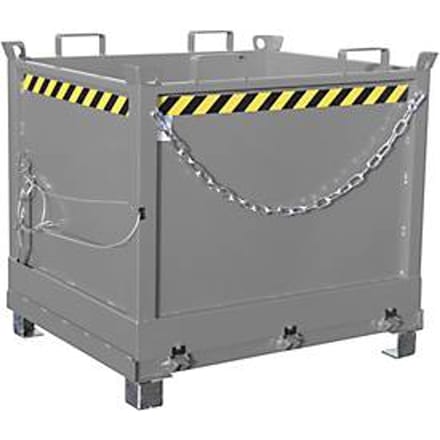 Bodemklepcontainer FB 1000, grijs