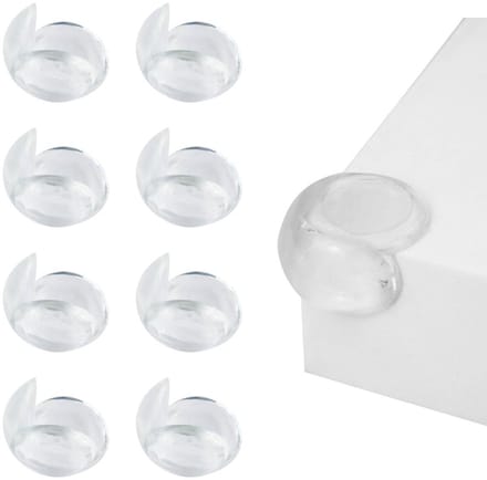 Dailygoods- Tafelhoekbeschermmat Transparant - Siliconen