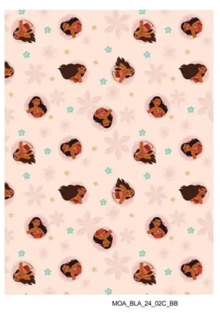 Disney Vaiana fleece plaid 110 x 150 cm - polyester