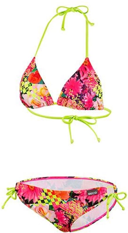 Beco Fresh Flowers Triangle Bikini | B Cup | Multicolor - 38