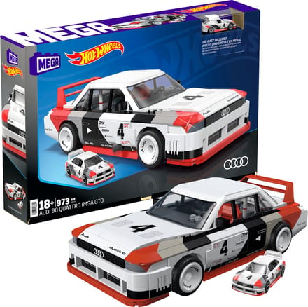 MEGA Showcase Hot Wheels Audi 90 Quattro IMSA GTO - 973 onderdelen