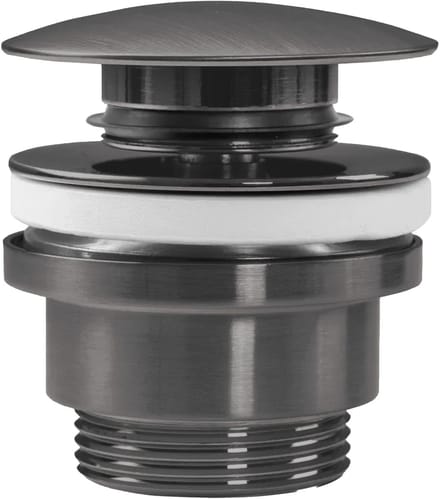 REA Wastafel Afvoerplug Clickwaste Universeel - Titanium