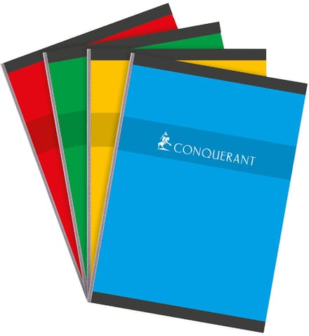 Conquerant Cahiers Polypro, Monochromatisch, 192 vel, Mat, Hardcover, Volwassene