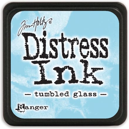 Tim Holtz - Ranger Distress Stempelkussen - Mini ink pad - Tumbled glass - TDP40248