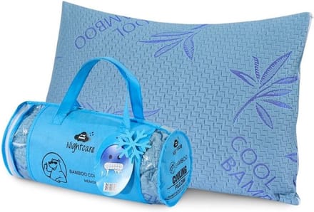 Bamboo Cooling Pillow - Bamboe Hoofdkussen - Cool Comfort - Memory Foam - 50x70 cm