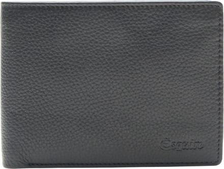 Esquire Leren Portemonnee Primavera Men Wallet Black Zwart