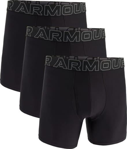 Under Armour Boxershorts UA PERFORMANCE TECH - SOLID 6 IN 3PK Set van 3