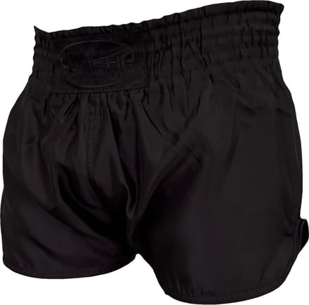 PunchR™ Muay Thai Shorts Plain Zwart - M