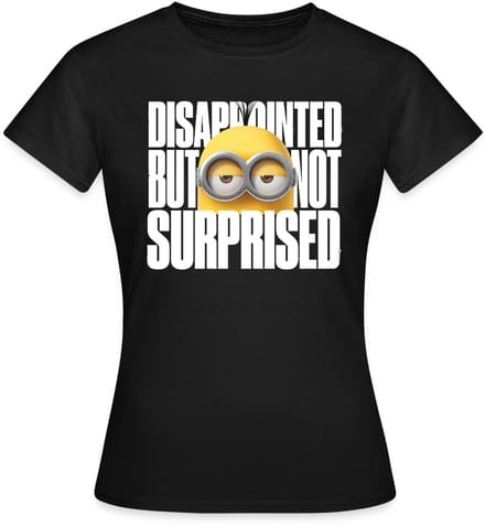 Minions Kevin Teleurgesteld Maar Niet Verrast T-Shirt Dames