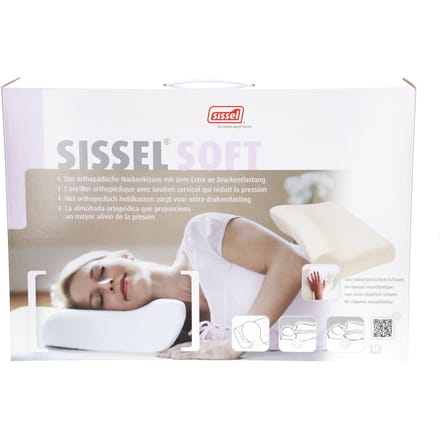 Sissel Soft Hoofdkussen Visco-Elastisch + Fluwelen Overtrek Large 1 Kussen