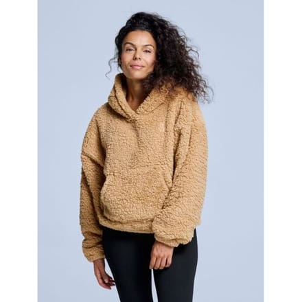Poederbaas Fluffy Hoodie Dames Four Seasons Warm Sand-M