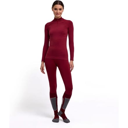 T-shirt met lange mouwen en rits voor dames Falke Maximum Warm