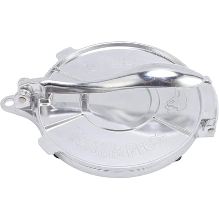 Tortillapers 8in Koker Aluminiumlegering Deeg Verdunner Multifunctioneel Keukengerei Tool Silver gray
