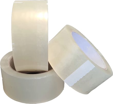 PVC kleefband - transparant - 50mm x 100m