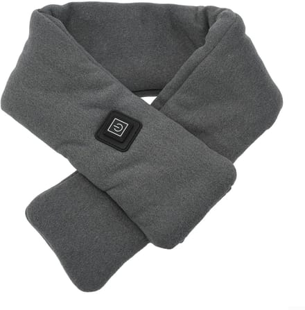 Dailygoods - Efficiënte warmteverdeling - Verwarmde sjaal - USB oplaadbaar - Grafiet zwart - Instelbare temperatuur - Comfortabel en ademend - Geschik...