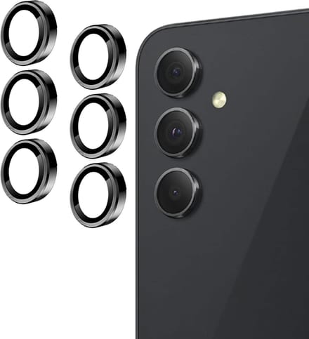 Geschikt voor Samsung Galaxy A35 - 2x Camera Screenprotector - Gehard Glas Camera Cover
