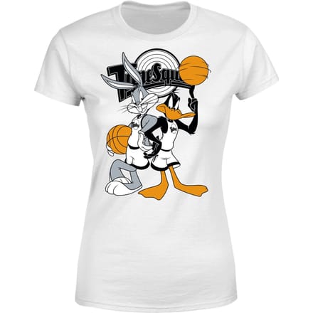 Space Jam Bugs And Daffy Tune Squad Women's T-Shirt - White - M