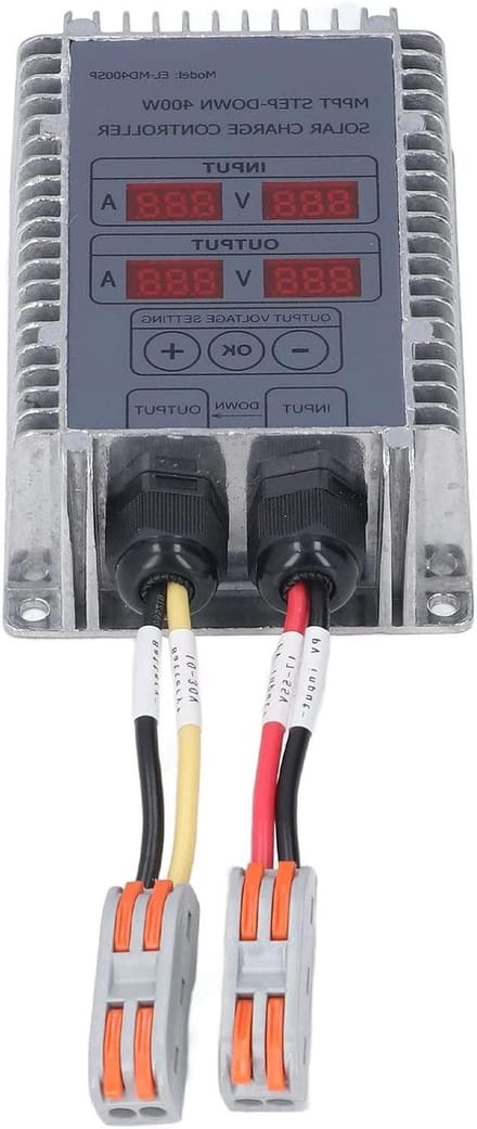 Solar Laadregelaar - MPPT Controller - Batterij Opladen - Efficiënte Energieconversie - 10-30V - Aluminium
