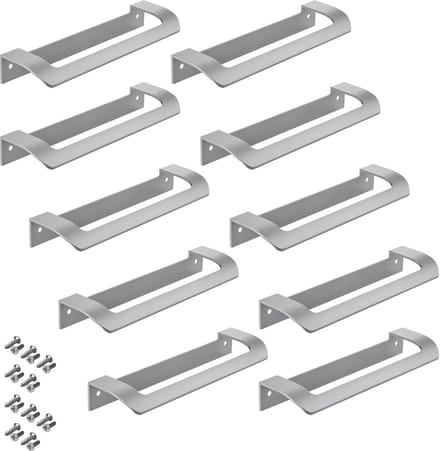 10 x Meubelgreep LYS Boorgatafstand 160 mm Chroom mat Design handgreep van SOTECH