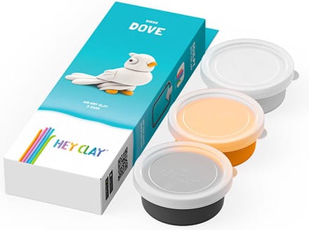 Hey Clay boetseerklei vogel: duif