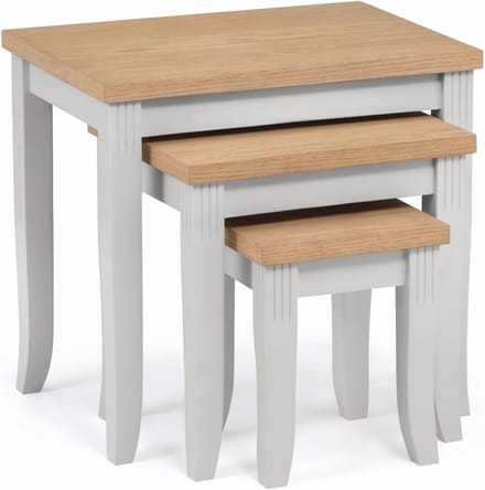 Eiken/Olijfgrijs Bijzettafel