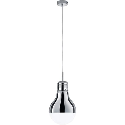 TRIO, Hanglamp, Edison, Glas, Transparant helder, Armatuur: Metaal, :20,0cm, H:120,0cm
