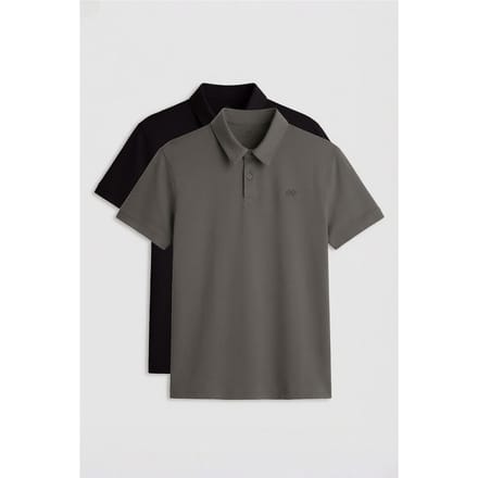 Heren Katoenmix Polo T-Shirt